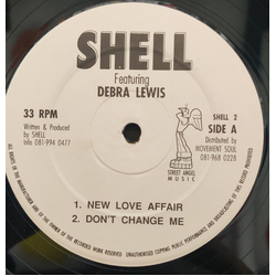 Debra Lewis-Brown New Love Affair / Don't Change Me Vinyl 12" USED