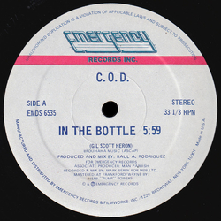 C.O.D. In The Bottle Vinyl 12" USED