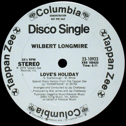 Wilbert Longmire Love's Holiday Vinyl 12" USED