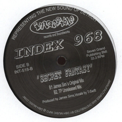 Index 968 Secret Fantasy Vinyl 12" USED