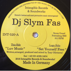DJ Slym Fas Luv Music Vinyl 12" USED