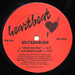 Mutabaruka / Sister Breeze Drug Kulcha / Slip VINYL 12" USED