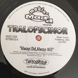 Tralopscinor Always Did, Always Will / Shadow (Standing In The Corner) Vinyl 12" USED
