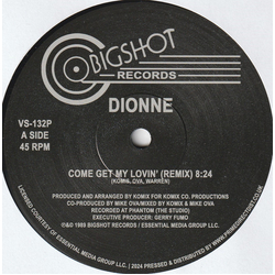 Dionne Come Get My Lovin' (Remix) Vinyl 12" USED