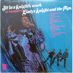 Gladys Knight And The Pips All In A Knight's Work Vinyl LP USED
