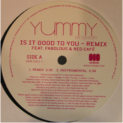 Elizabeth "Yummy" Bingham / Fabolous / Red Cafe Is It Good To You (Remix) Vinyl 12" USED
