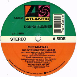 Donna Summer Breakaway VINYL 12" USED