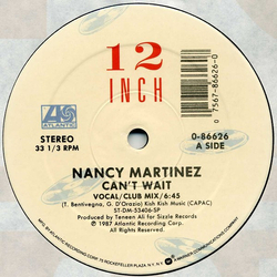 Nancy Martinez Can't Wait Vinyl 12" USED