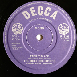 The Rolling Stones Paint It, Black Vinyl 7" USED