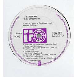 The Dubliners The Best Of The Dubliners Vinyl LP USED