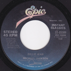 Michael Jackson Billie Jean / Can't Get Outta The Rain Vinyl 7" USED