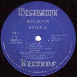 Ben Mays Rated X Vinyl 12" USED