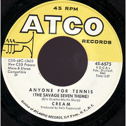 Cream (2) Anyone For Tennis (The Savage Seven Theme) Vinyl 7" USED