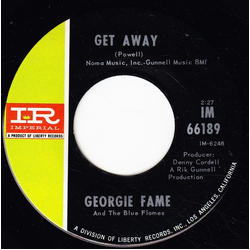 Georgie Fame & The Blue Flames Get Away / El Bandido Vinyl 7" USED