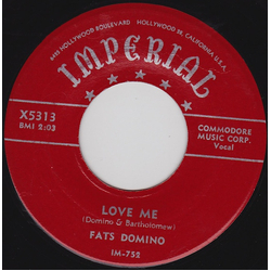 Fats Domino Love Me / Don't You Hear Me Calling You Vinyl 7" USED