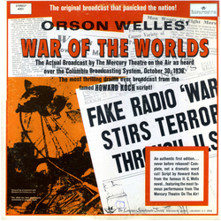 Orson Welles War Of The Worlds Vinyl LP USED