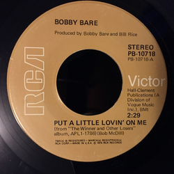 Bobby Bare Put A Little Lovin' On Me Vinyl 7" USED