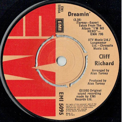 Cliff Richard Dreamin' Vinyl 7" USED