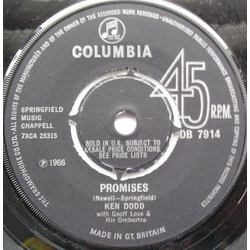 Ken Dodd / Geoff Love & His Orchestra Promises Vinyl 7" USED