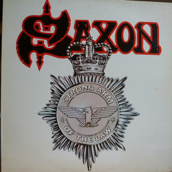 Saxon Strong Arm Of The Law Vinyl LP USED
