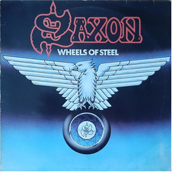 Saxon Wheels Of Steel Vinyl LP USED