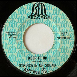 Syndicate Of Sound Keep It Up / Good Time Music Vinyl 7" USED