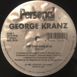 George Kranz Din Daa Daa Vinyl 12" USED