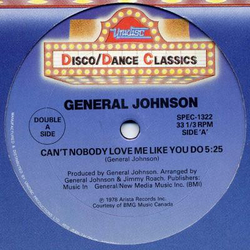 General Johnson / Stargard Can't Nobody Love Me Like You Do / Theme From "Which Way Is Up" Vinyl 12" USED