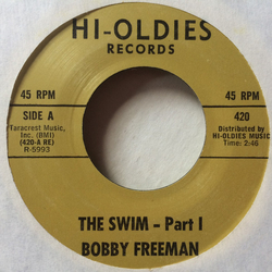 Bobby Freeman The Swim - Part I / Part II Vinyl 7" USED