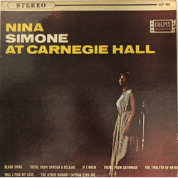 Nina Simone Nina Simone At Carnegie Hall Vinyl LP USED