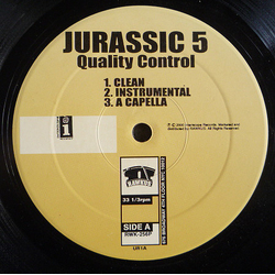 Jurassic 5 Quality Control Vinyl 12" USED