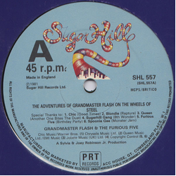 Grandmaster Flash & The Furious Five The Adventures Of Grandmaster Flash On The Wheels Of Steel Vinyl 12" USED