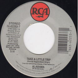 Alabama Take A Little Trip / Pictures And Memories Vinyl 7" USED