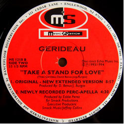 Gerideau Take A Stand (The Re-Mixes) Vinyl 12" USED