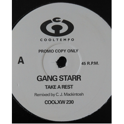 Gang Starr Take A Rest (CJ Mackintosh Remixes) Vinyl 12" USED