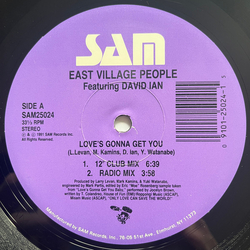 East Village People / David Ian Love's Gonna Get You Vinyl 12" USED