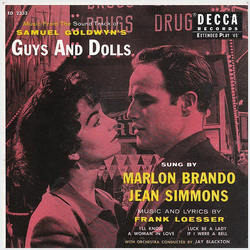 Marlon Brando / Jean Simmons (2) Samuel Goldwyn's Guys And Dolls Vinyl 7" USED
