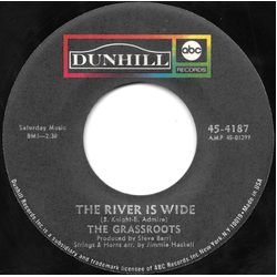 The Grass Roots The River Is Wide / (You Gotta) Live For Love Vinyl 7" USED