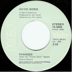 David Bowie Changes Vinyl 7" USED