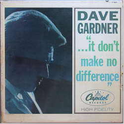 Brother Dave Gardner It Don't Make No Difference Vinyl LP USED