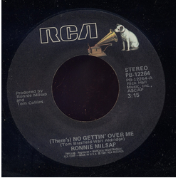 Ronnie Milsap (There's) No Gettin' Over Me Vinyl 7" USED