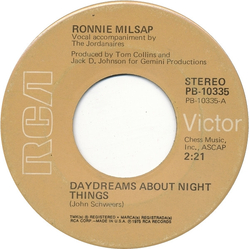 Ronnie Milsap Daydreams About Night Things Vinyl 7" USED