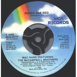 Mac Band Featuring The McCampbell Brothers Roses Are Red Vinyl 7" USED