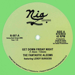 Aleem / Leroy Burgess Get Down Friday Night Vinyl 12" USED