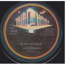 Jackie Edwards At The End Vinyl 7" USED