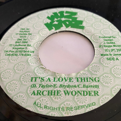 Archie Wonder It's A Love Thing Vinyl 7" USED