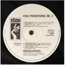 Various Stax Promotional No. 2 Vinyl 12" USED