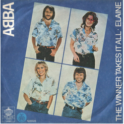 ABBA The Winner Takes It All / Elaine Vinyl 7" USED