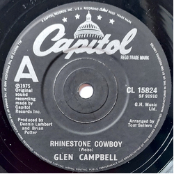 Glen Campbell Rhinestone Cowboy Vinyl 7" USED