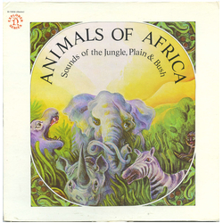 No Artist Animals Of Africa (Sounds Of The Jungle, Plain & Bush) Vinyl LP USED